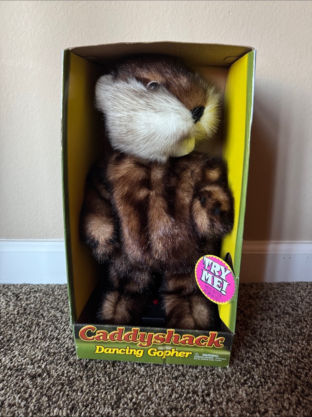 Caddyshack Dancing Gopher Plush Toy - Brown